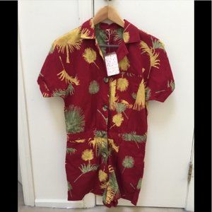 Free People Red Romper